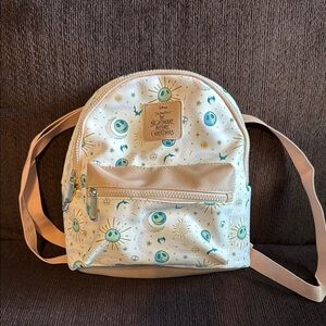 Disney Nightmare Before Christmas White,  Punk and Teal Backpack